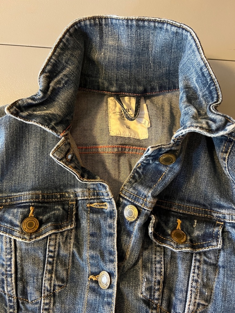 L.O.G.G. Label of Graded Goods by H&M Distressed Jean Jacket, size 2 - Picture 14 of 16